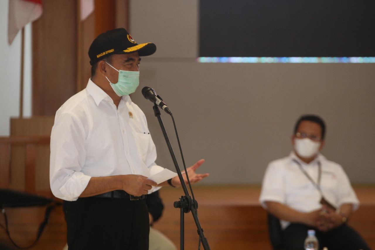 Menteri Koordinator Bidang Pembangunan Manusia dan Kebudayaan (Menko PMK) Muhadjir Effendy. 