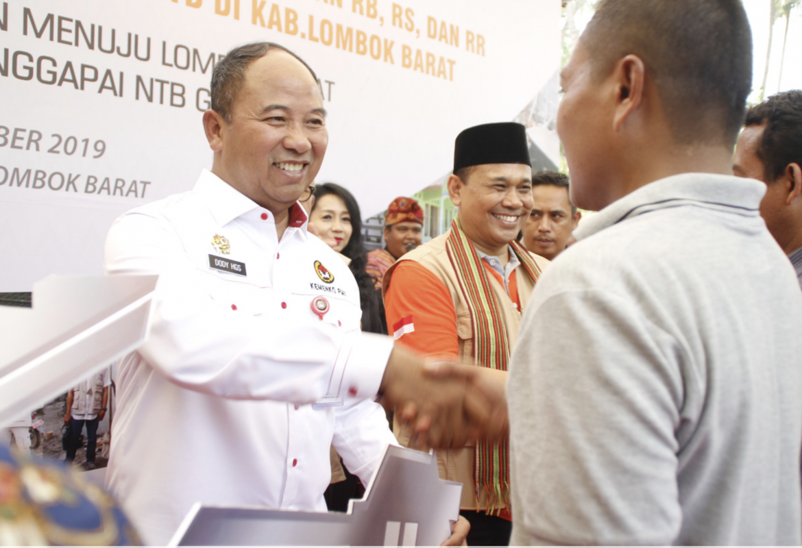 Kemenko PMK Serah Terima 40 Ribu Rumah Korban Gempa NTB